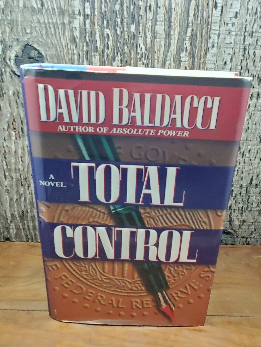 Total Control by David Baldacci 1997 Hardcover Vintage First Edition Dust Jacket